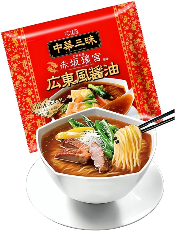 Fideos Ramen Japonés Akasaka al Estilo Cantones 104 grs