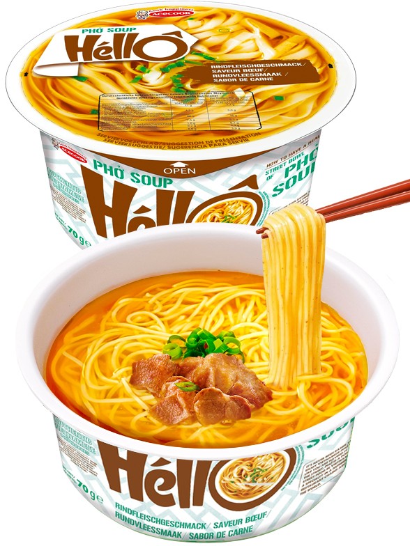 Ramen Vietnamita de Arroz y Ternera Pho Bo | Bowl 70g. | Sin Gluten