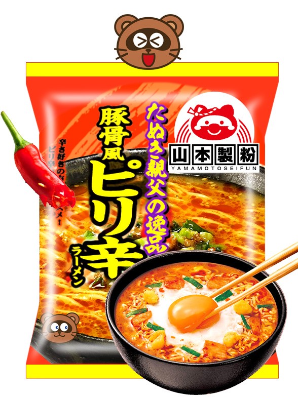 Fideos Ramen Tanuki Yamamoto Picante |  My Bag 90g.