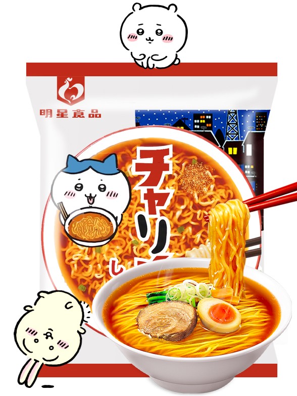 Fideos Ramen Shoyu | Receta Puesto Callejero | Edición Chiikawa | Unidad 97g.