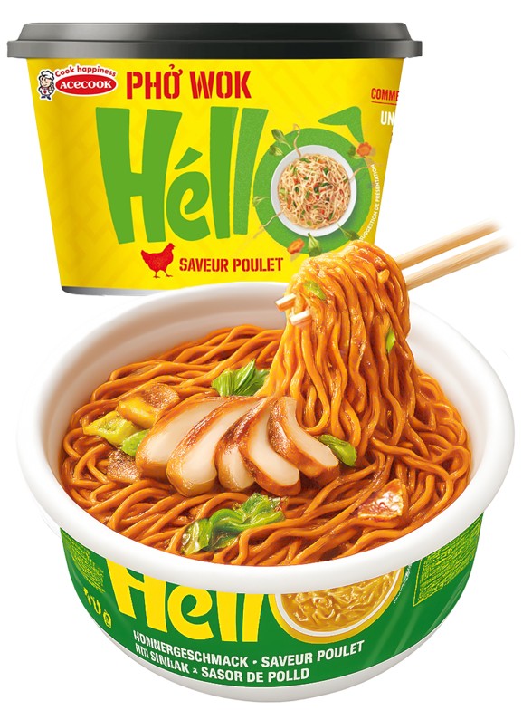 Yakisoba Vietnamita de Arroz y Pollo Pho Wok | Bowl 76g. | Sin Gluten