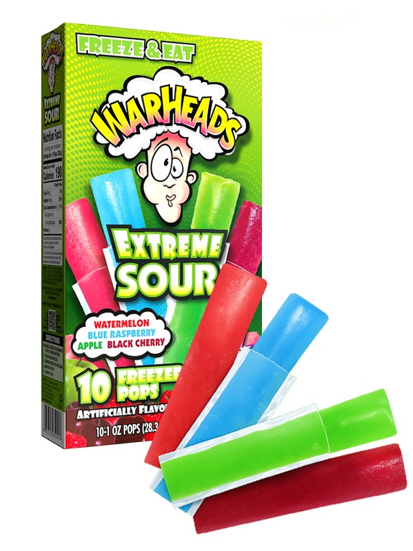 Flashes de Frutas Súper Ácidas Warheads | 10 Unds | 283g.