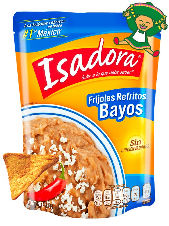 Frijoles Refritos Bayos | PURO MÉXICO!! 430 grs.