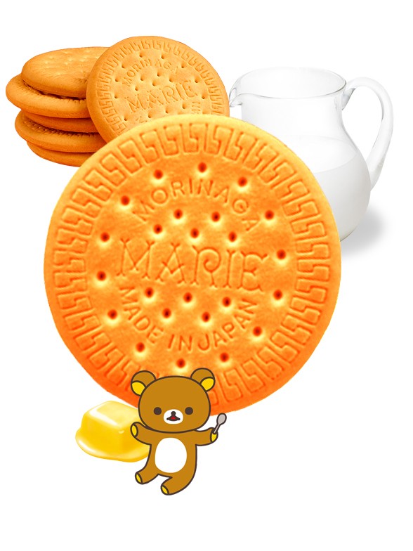 Galletas Maria Milk | Pocket | Receta Rilakkuma | 3 Unidades