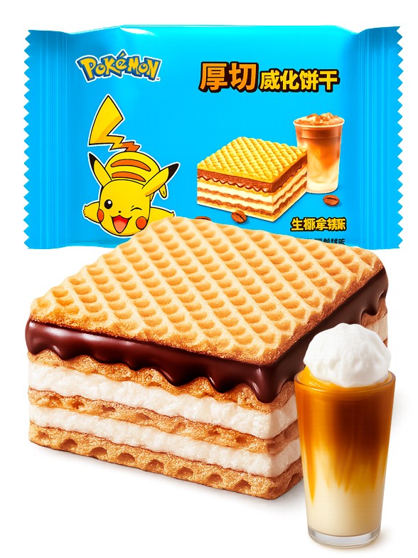 Waffer Cafe Latte y Coco | Pokémon | Unidad