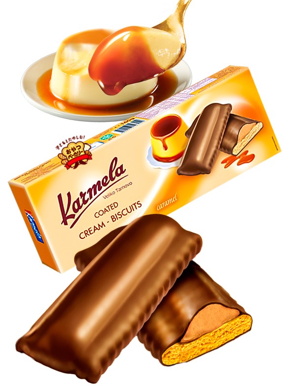 Galletas DUO con Crema de Caramelo y Chocolate 160 grs.