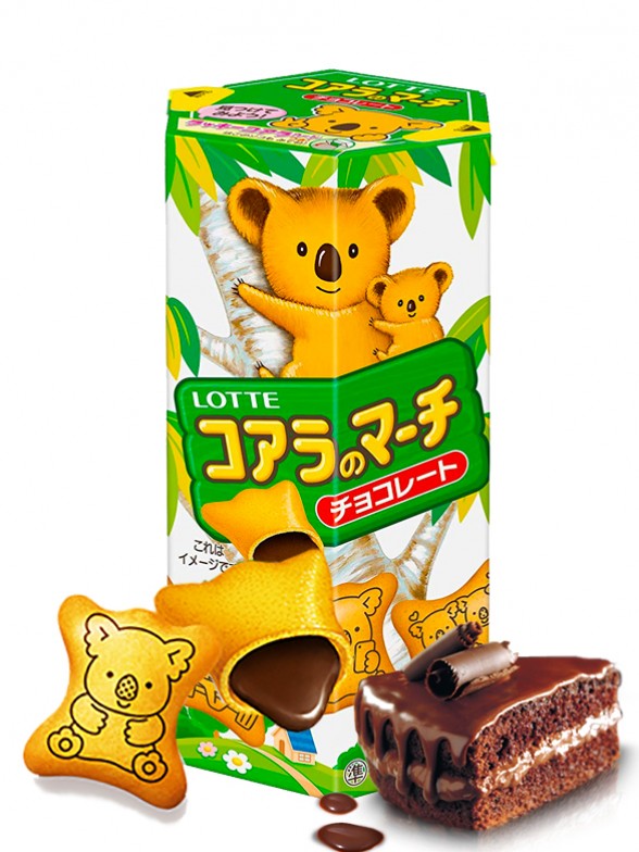 Galletas Koara de Chocolate Fondue con Leche 37 grs.
