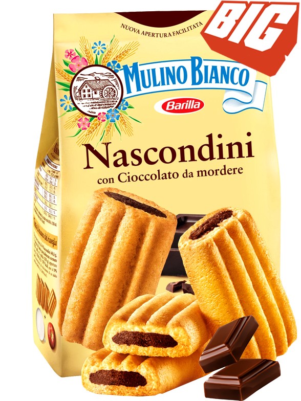 Galletas Nascondini Doble Textura con Chocolate | Mulino Bianco 330 grs.
