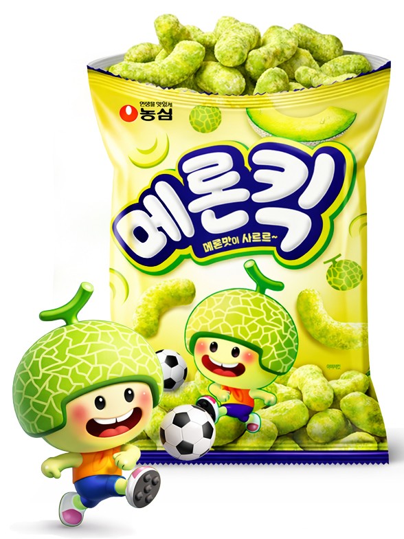 Snack Coreano Caramel Corn de Melón 60g.