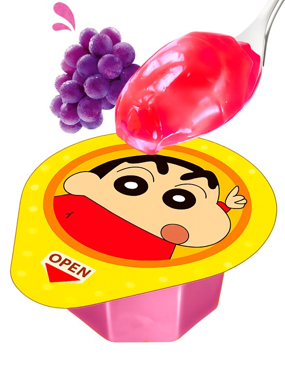 Mini Gelatina de Uva | Shin Chan 15g.