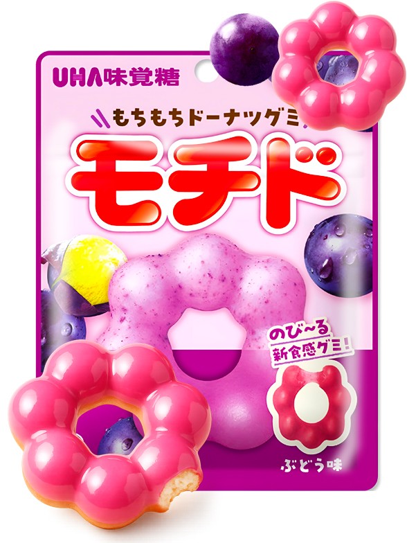 Mochi Donut Chuches Sakura de Uva | 40 grs.