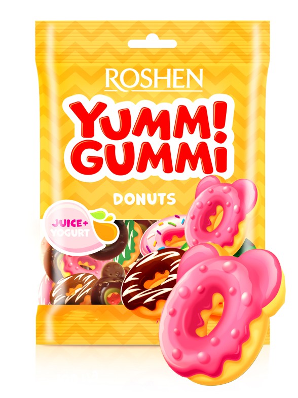 Chuches Donuts de Zumo y Yogur | Yumm! Gummi 70 grs.
