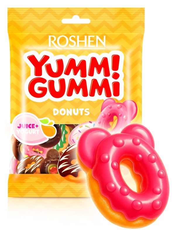 Chuches Donuts de Zumo y Yogur | Yumm! Gummi 70g.