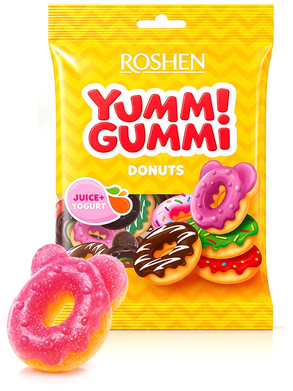 Chuches Donuts de Zumo y Yogur | Yumm! Gummi 70g.
