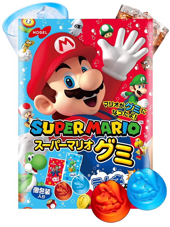 Chuches Japonesas de Cola y Ramune | Super Mario | 90 grs. | OFERTA!!
