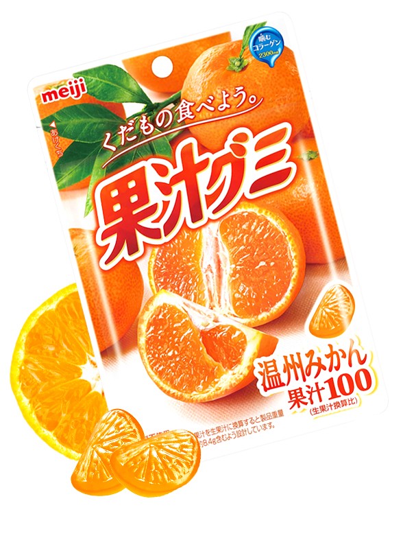 Chuches Fruity Meiji | Sabor a Naranja de Wenzzhou 13,6 grs.