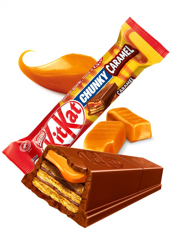 Gran Kit Kat de Chocolate y Caramelo 43,5 grs.