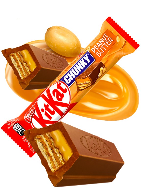 Gran Kit Kat de Chocolate y Crema de Cacahuete 42g.