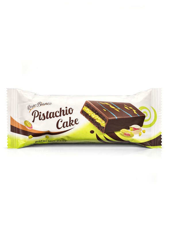 Pastelito Dubai de Chocolate Marmoleado y Pistacho | Rosso Bianco 40g.