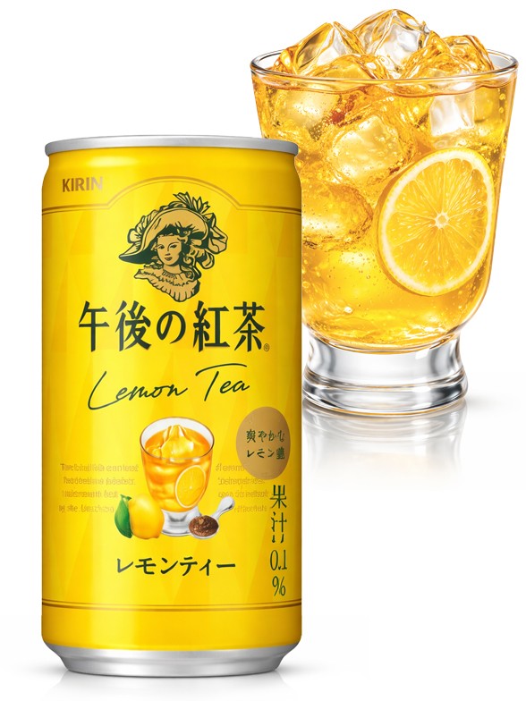Té Negro Nuwara con Zumo de Limón | Kirin | Lata 185ml.