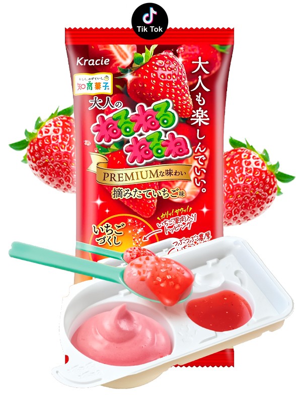 Kit DIY Cream Toppings Candy Sabor Fresa | Kracie 19 grs.