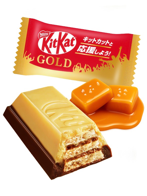Mini Kit Kat Gold de Caramelo Salado y Chocolate | Unidad