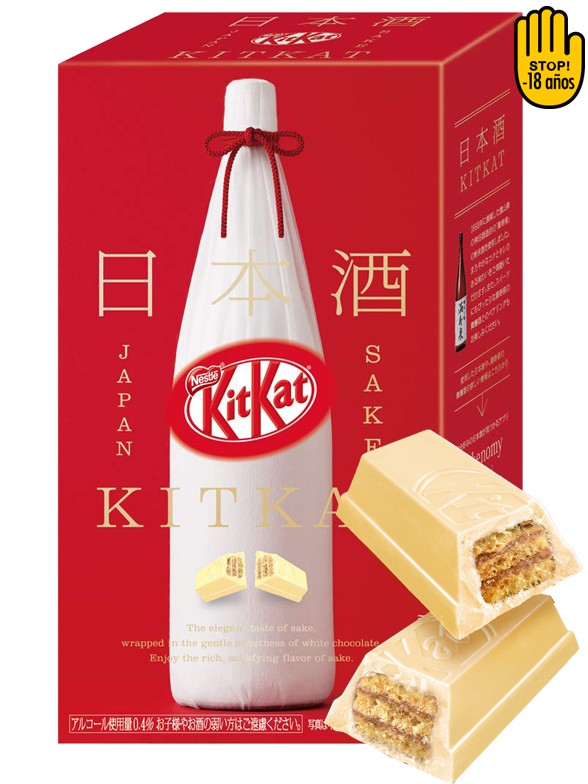 Mini Kit Kats Sake | Red Box | Special Souvenir | 8 Unidades