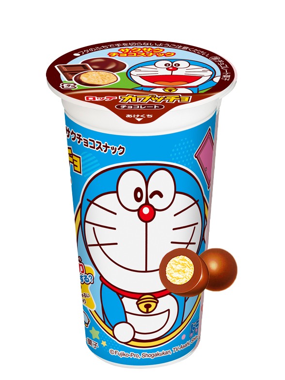 Bocaditos de Chocolate Lotte Capuche Doraemon 38g.