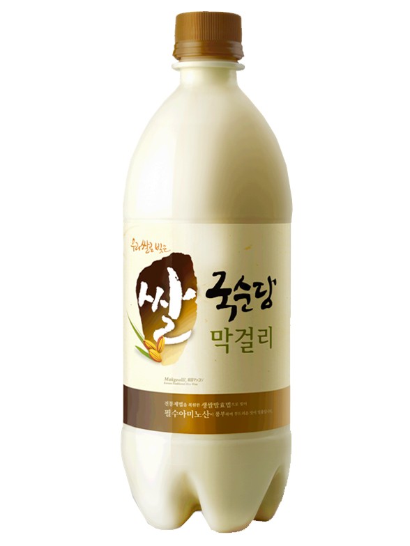 Vino de Arroz Coreano Makgeolli 750 ml.