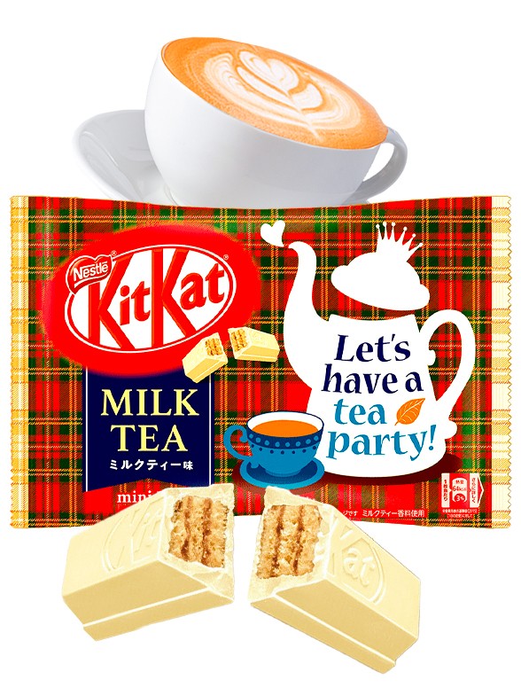 Mini Kit Kats de Té con Leche | Tea Party | 11 Unidades