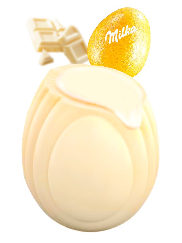 Mini Huevo de Chocolate Blanco | Milka | Unidad