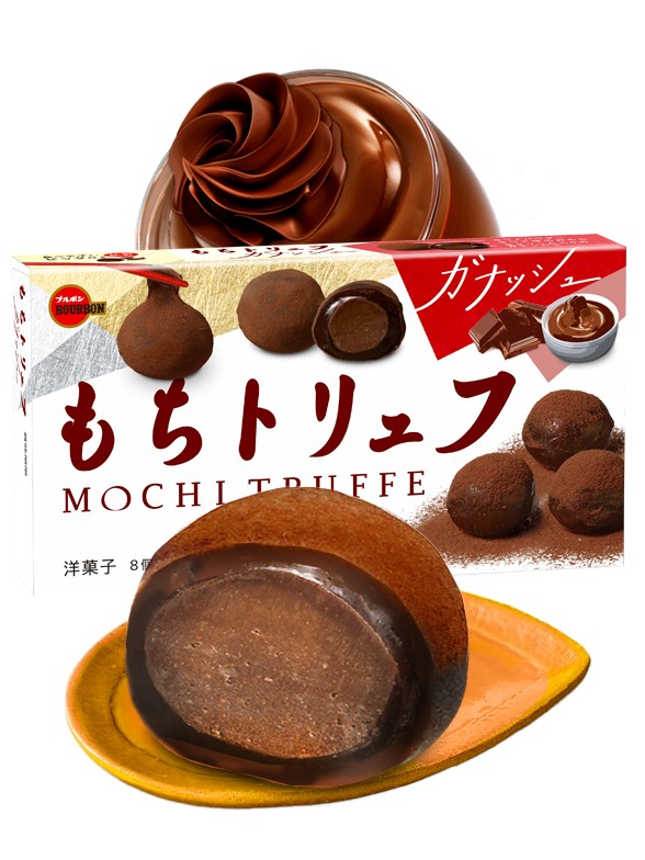 Mochis Chocolateados de Chocolate Trufado Ganaché 87 grs.