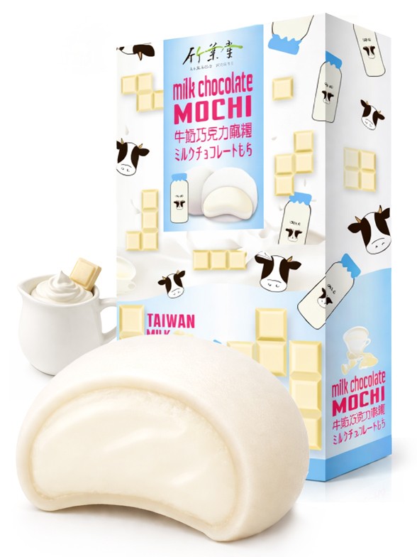 Mochis Daifuku de Chocolate Blanco con Leche | Dessert Line 120g.
