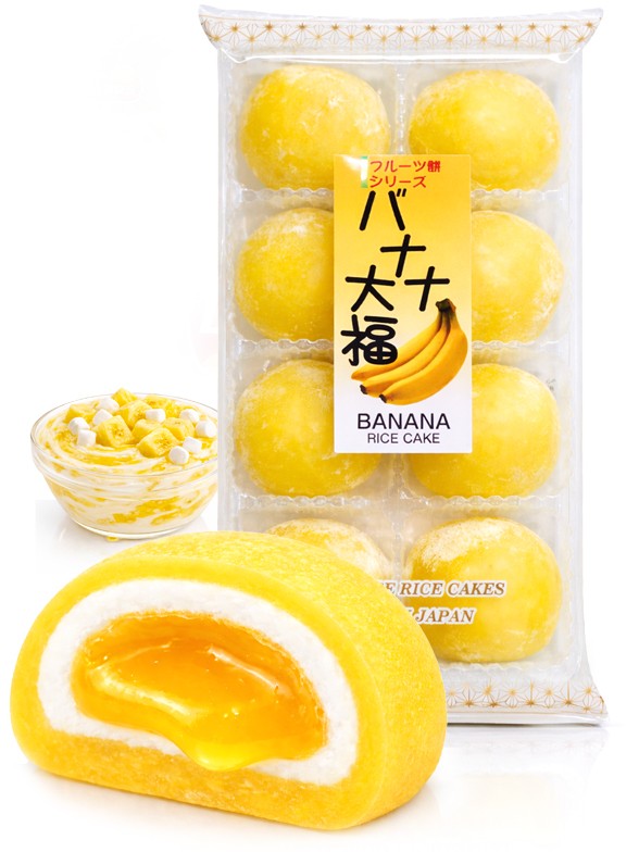 Mochis Japoneses de Banana y Nube | Receta Kubota 210g.