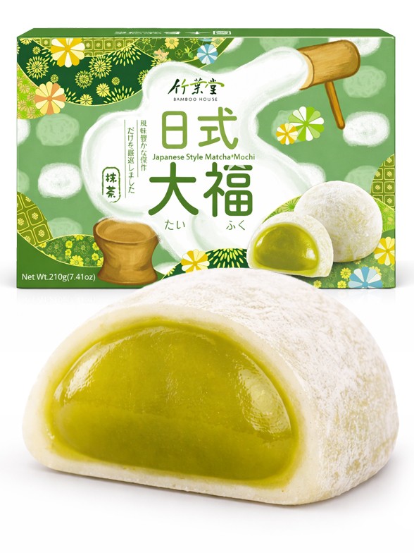 Mochis Daifuku de Crema de Matcha | Receta Bamboo House 210g.