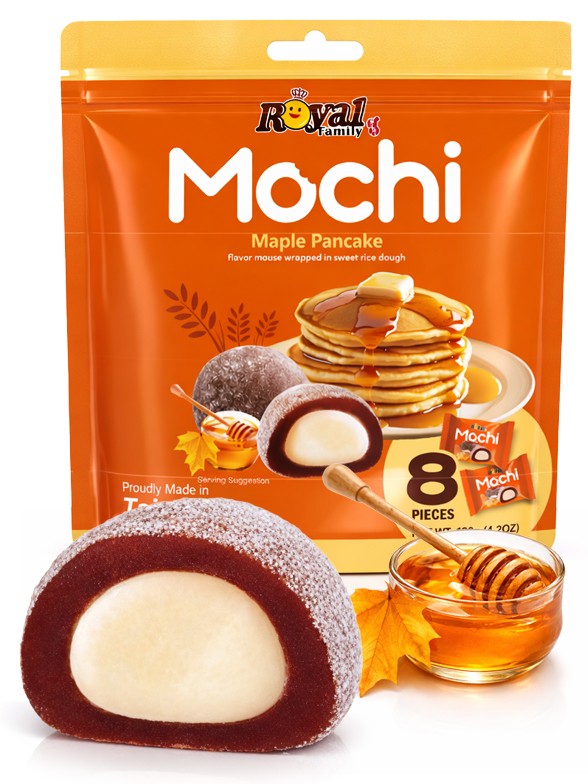 Mochis Daifuku de Tortitas con Sirope de Arce 120g.