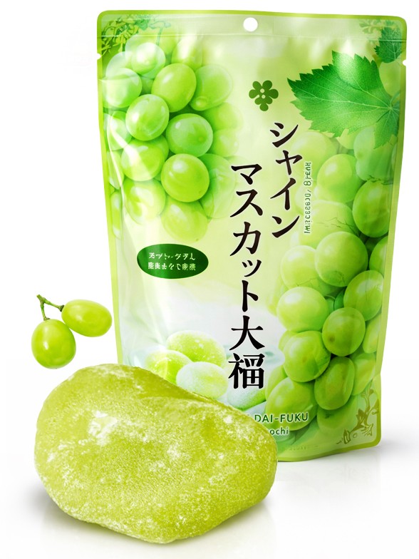 Mochis japoneses de Uva Shine Muscat | Variedad Soft  130g.