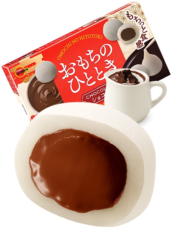 Mochis Hitotoki de Chocolate y Crema de Leche 87g.