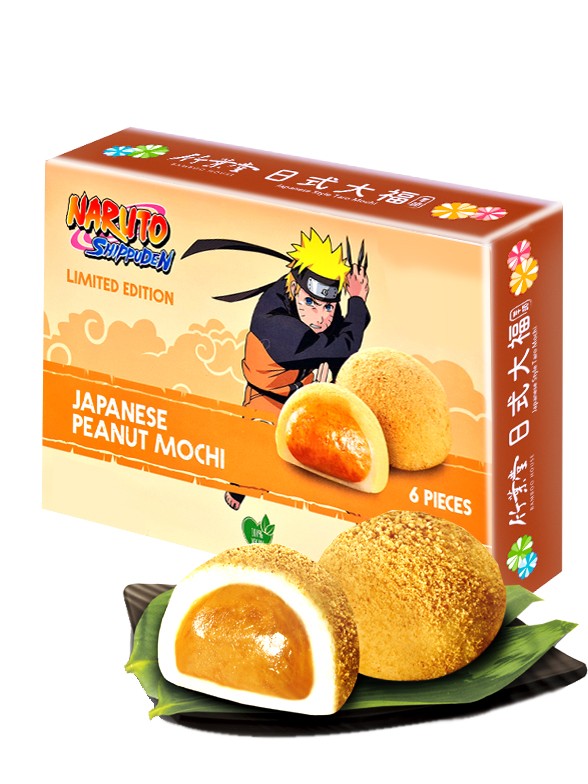 Mochis de Crema de Cacahuete | Edición Naruto Shippuden Uzumaki | 6 mochis