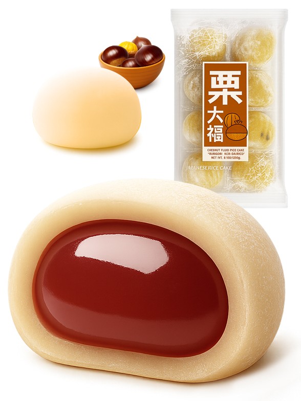 Mochis Japoneses de Castaña | Receta Kubota 210g.
