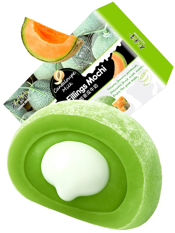 Mochis Doble Relleno Melón y Leche | Farm House 180g.