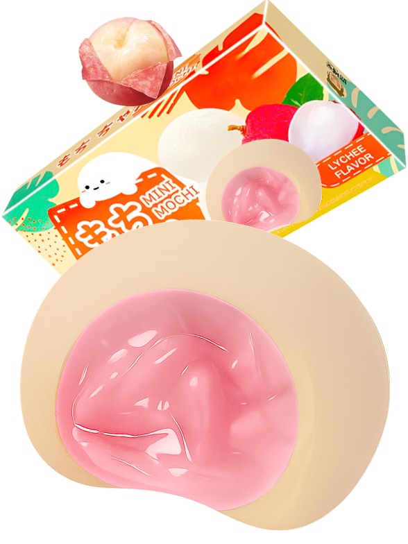 Mini Mochis Daifuku de Lichi | 80g.