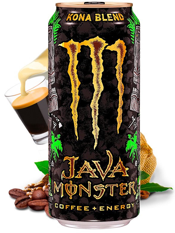 Bebida Energética Monster Java Kona Blend | USA 443 ml