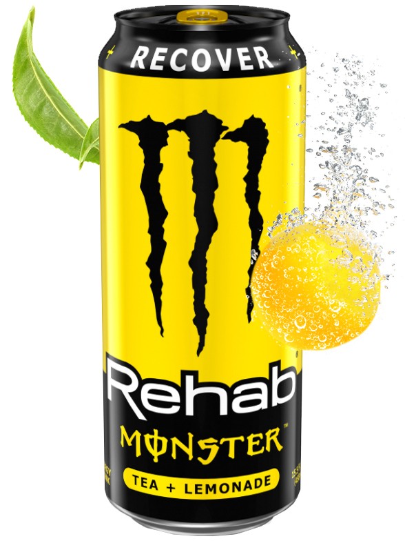 Bebida Energética Monster Rehab Recover Tea Lemonade | USA 458 ml.