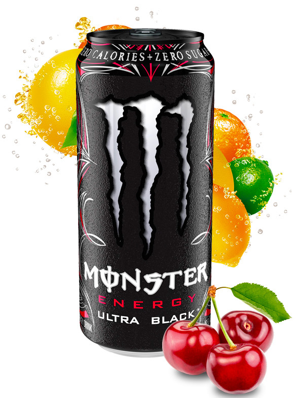 Monster Ultra Black Cherry USA 473 ml
