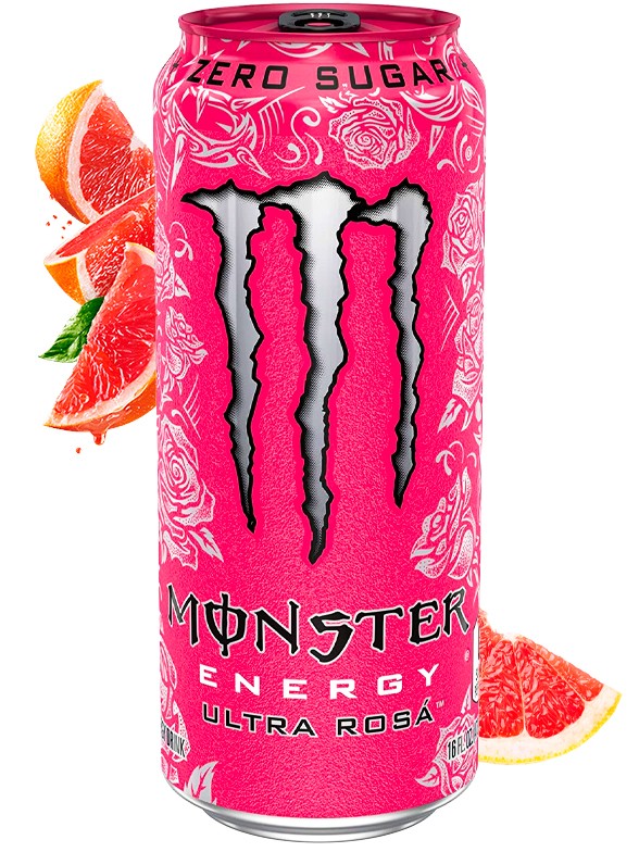 Bebida Energética Monster ZERO Ultra Rosa | USA 473 ml