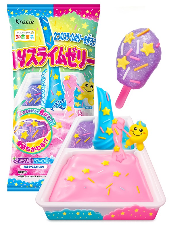 Kit DIY Cremas de Chuches Toppings Candy | Sabor Uva y Ramune | Kracie