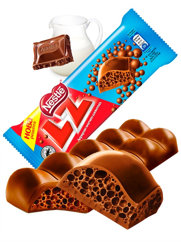 Chocolatina de Mousse de Chocolate con Leche Nestle | LZ 36 grs.