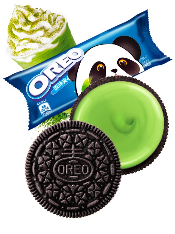 Oreo Crema de Helado de Matcha | Frozen Ice Cream Pocket
