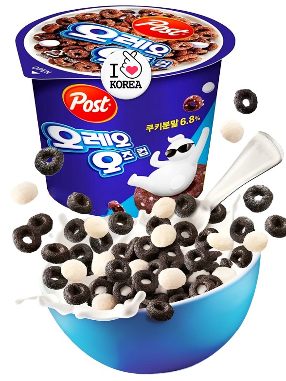 Cereales Coreanos Oreo con Marshmallows | Corean CUP 30g.